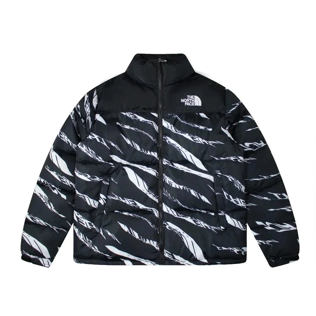The North Face Nuptse Jacket Black Camo Down Jacket - 9