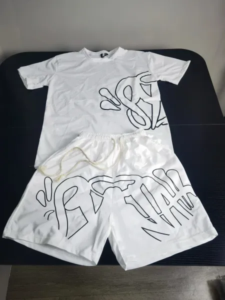 Gallery Dept x SYNA.TRIBE Blue Graffiti Print Casual Set - 9