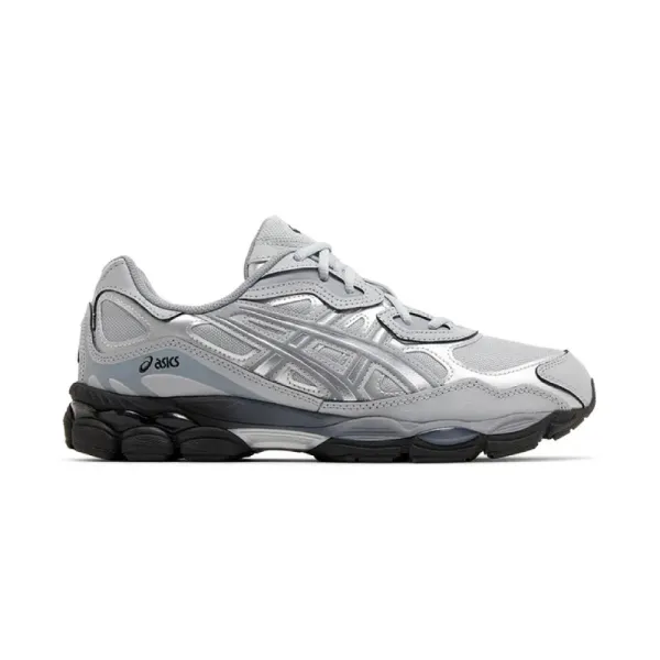 Asics Gel-Kayano 14 Silver Metallic Running Shoes - 1