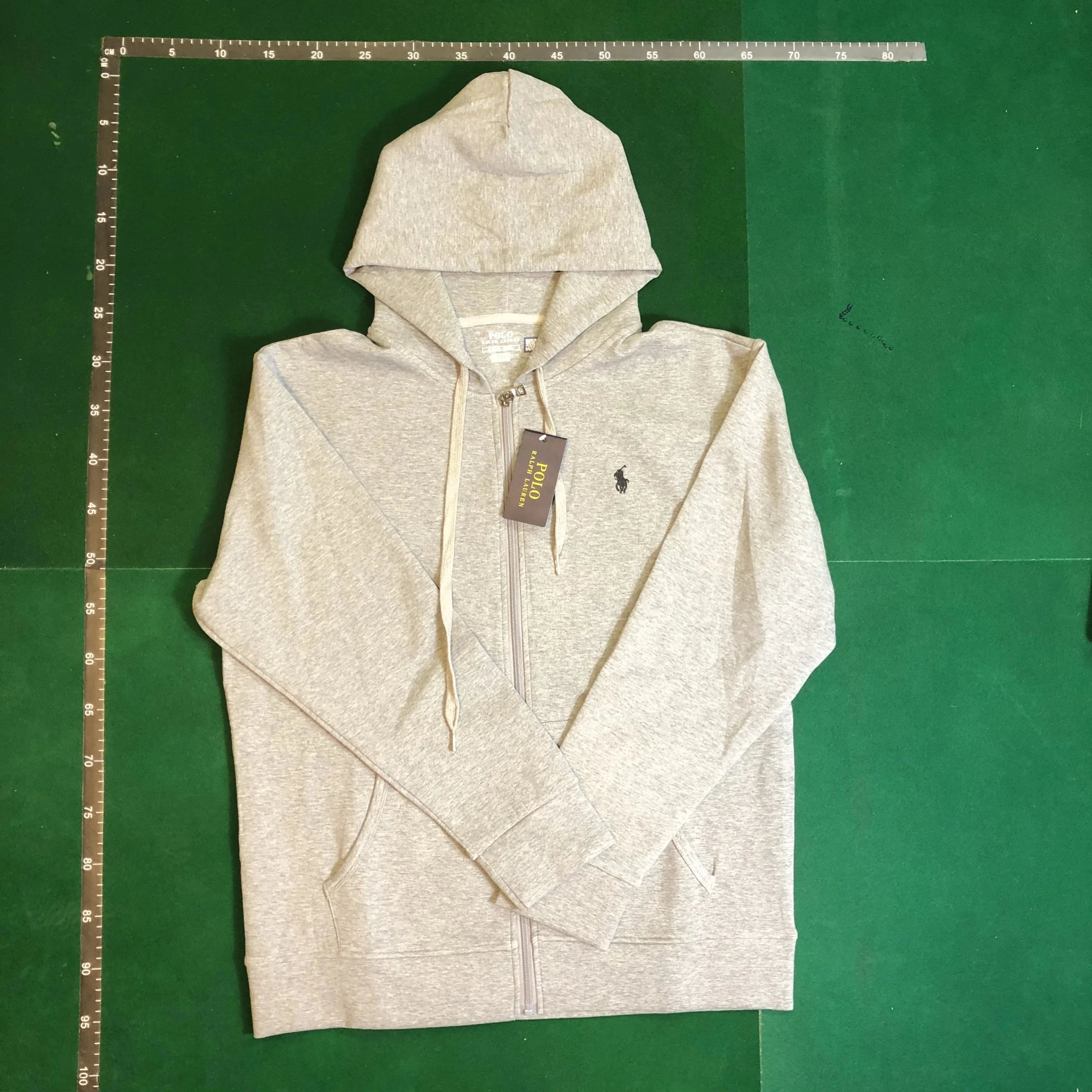 Polo Ralph Lauren Classic Heather Gray Full-Zip Hoodie and Sweatpants Set - 10