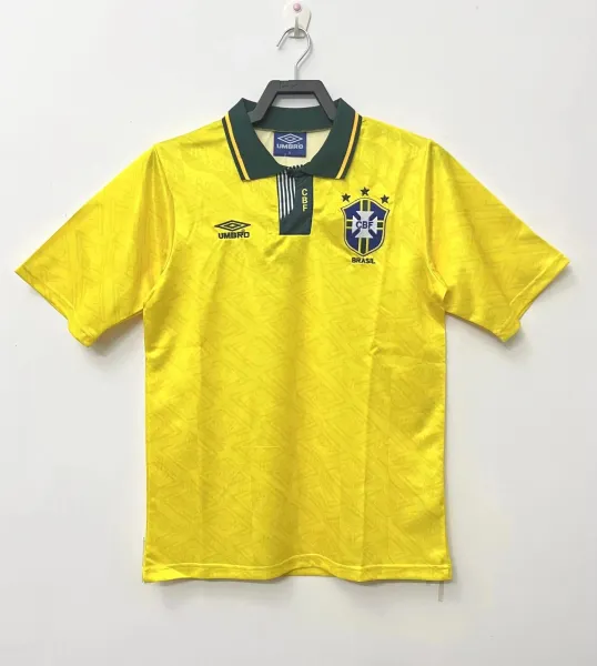 Umbro Brazil 1994 World Cup Home Jersey Yellow - 1