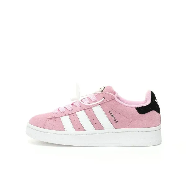 Adidas Originals Campus Pink Suede Sneakers - 1