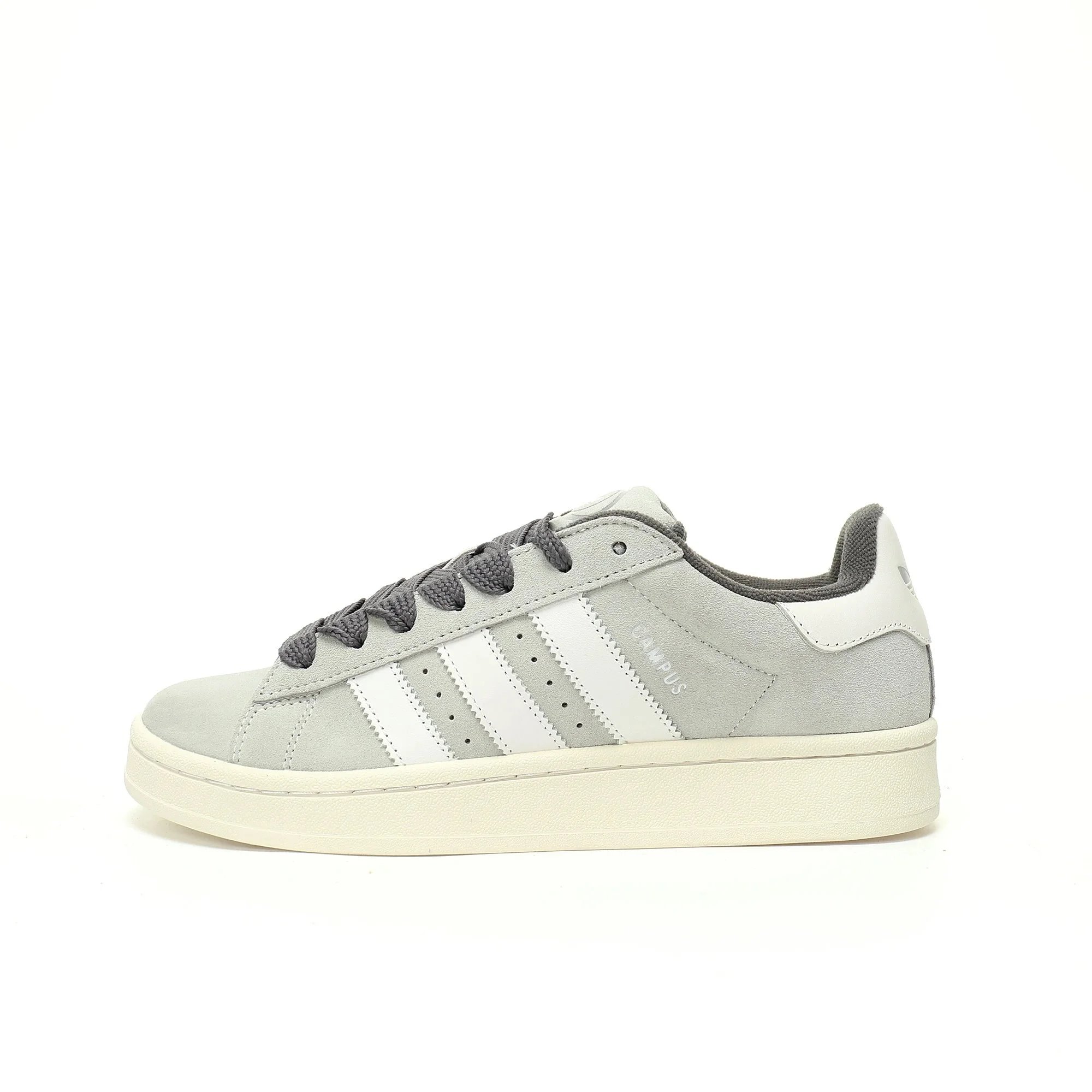 Adidas Campus Light Gray and White Sneakers - 1