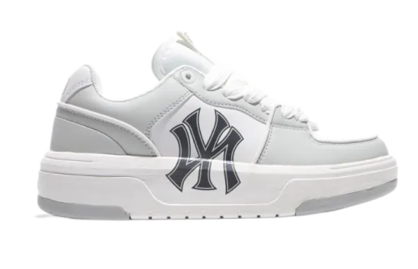 New York Yankees x Unknown Brand Court Sneaker White/Gray Sneakers - 1