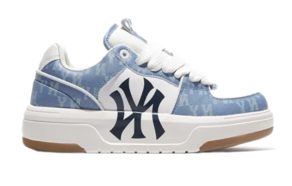 New York Yankees x Puma Platform Sneakers Navy and White - 10