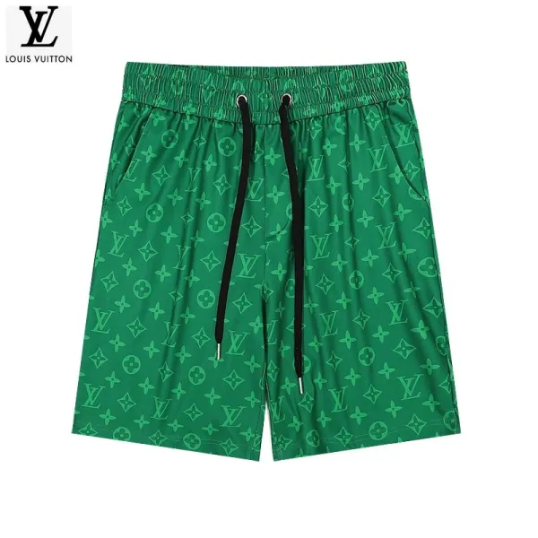 Louis Vuitton Monogram Embroidered Shorts Black - 6