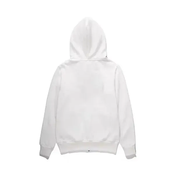 Design Plain White Zip-Up Hoodie - 1