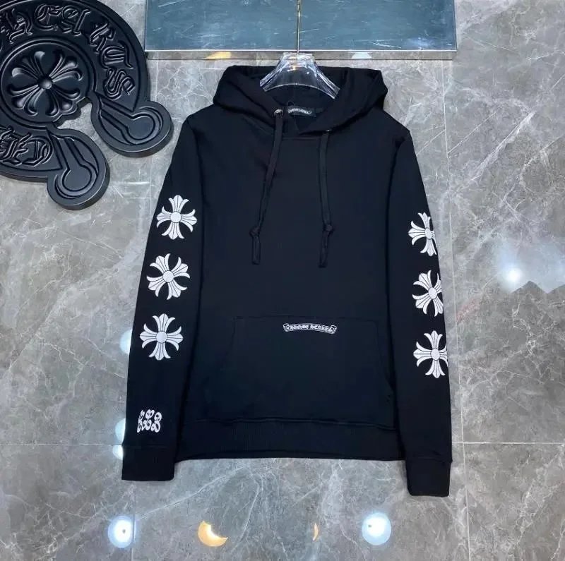 Moncler Logo Embroidered Black Hoodie - 4