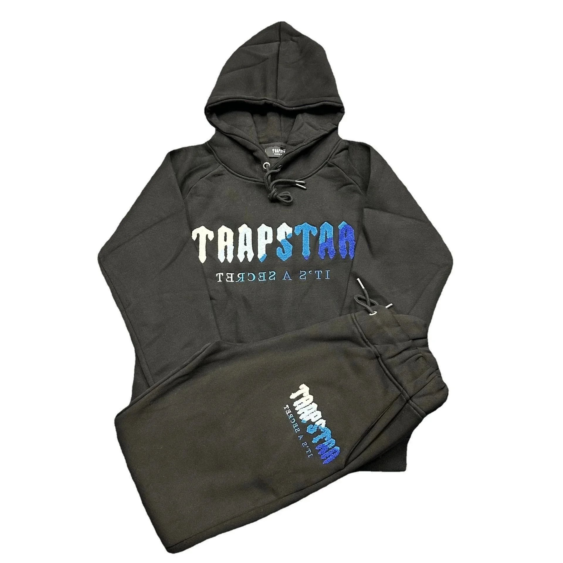 Travstar Logo Print Black Sweatpants - 6