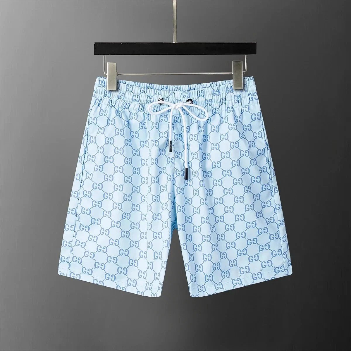 Gucci GG Monogram Print Swim Shorts Navy - 9
