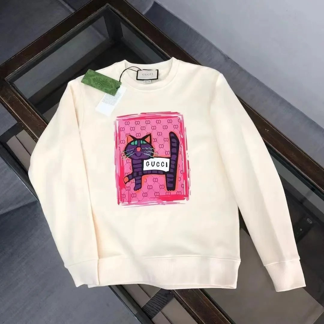 Gucci Cat Print Black Hoodie - 2