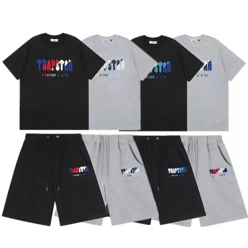 Trapstar Secret Logo Black T-Shirt and Shorts Set - 4
