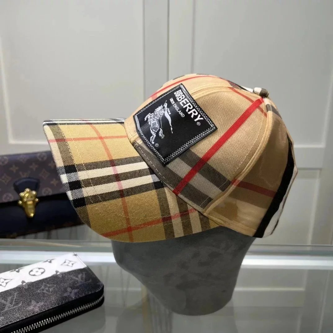 Burberry Classic Check Bucket Hat Beige Plaid Accessories - 9