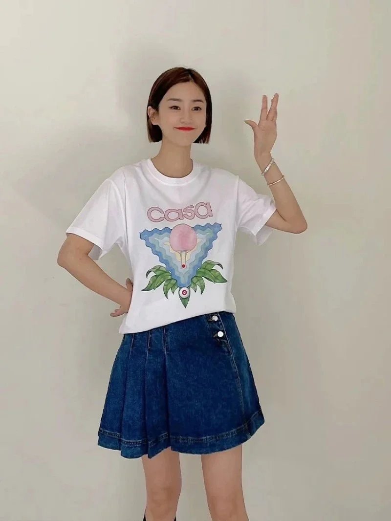 Casablanca Casa Okinawa Graphic Print White T-Shirt - 9