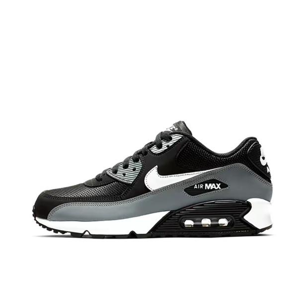 Nike Air Max 90 Black/White/Red Sneakers - 7