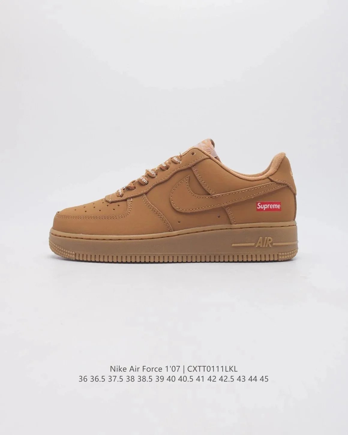 Nike Air Force 1 '07 Cherry Hearts White Burgundy Sneakers - 13