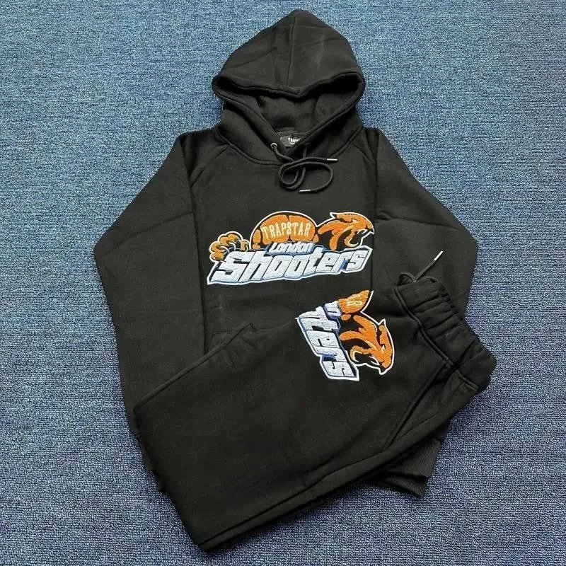 Travstar Logo Print Black Sweatpants - 4