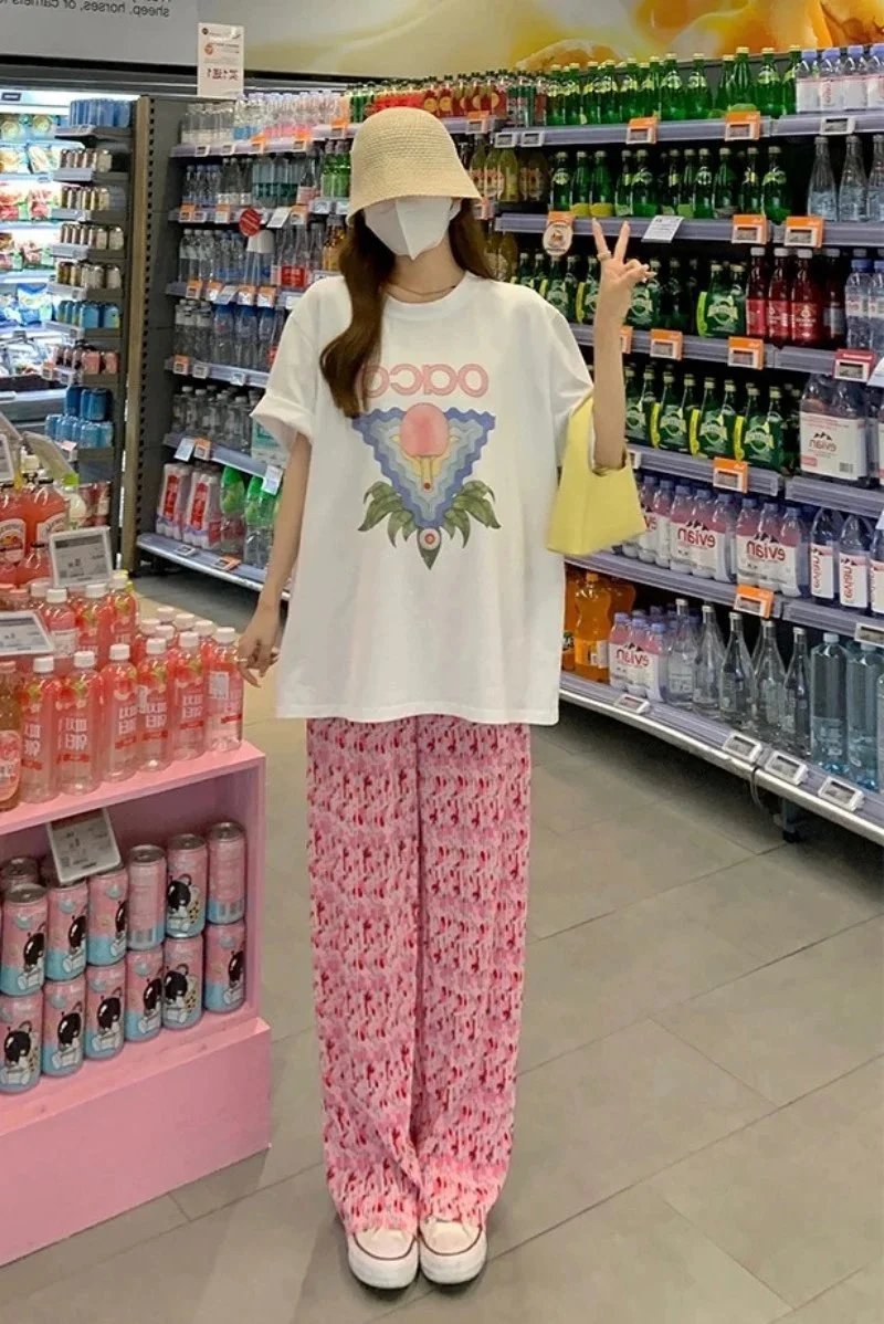 Casablanca Casa Okinawa Graphic Print White T-Shirt - 8