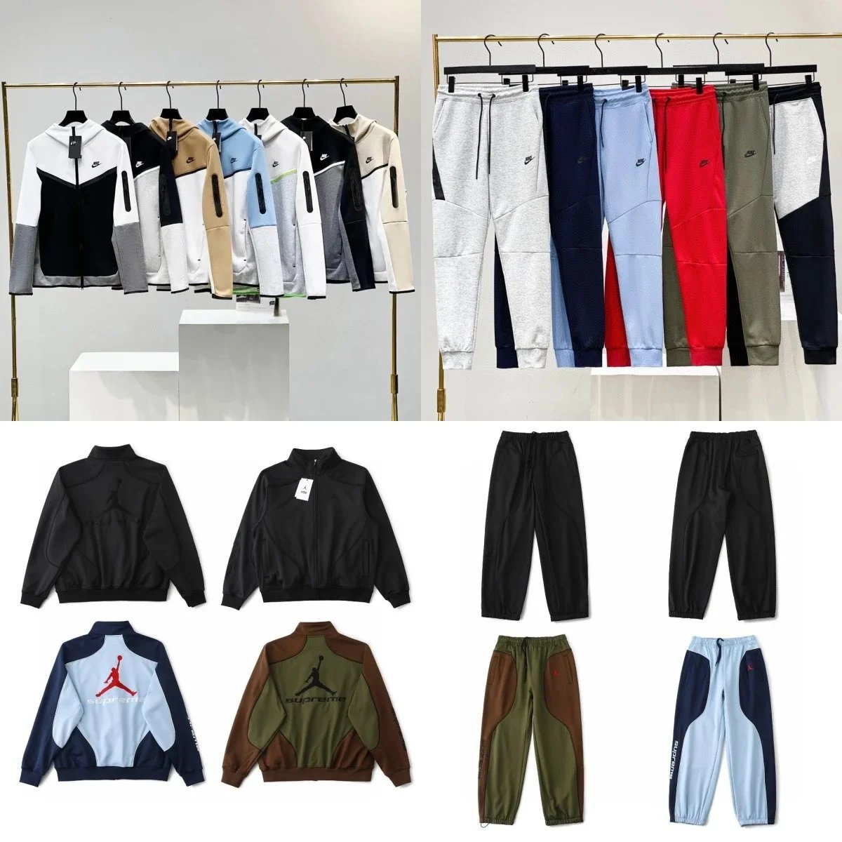 Nike Tech Fleece Tracksuit Hoodie and Jogger Pants Set
