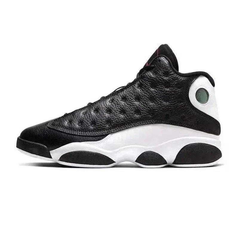 Air Jordan 13 Retro 'Black/White' Basketball Shoes - 7
