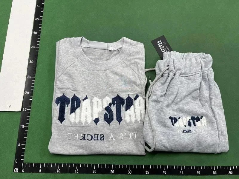 Trapstar Secret Logo Black T-Shirt and Shorts Set - 6