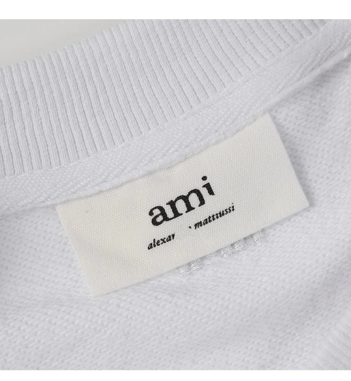 Ami Paris Heart Logo Hoodie Beige Hoodie - 6