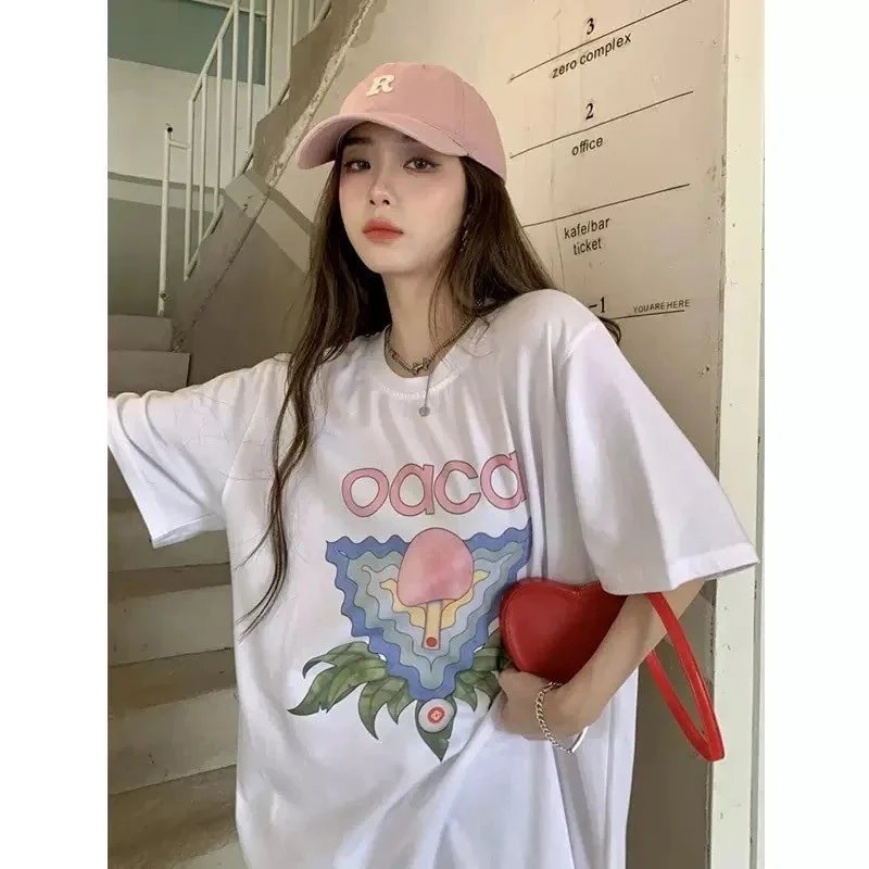 Casablanca Casa Okinawa Graphic Print White T-Shirt - 2