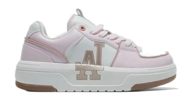 LA Dodgers x Unknown Brand Chunky Sneakers Pink White - 1