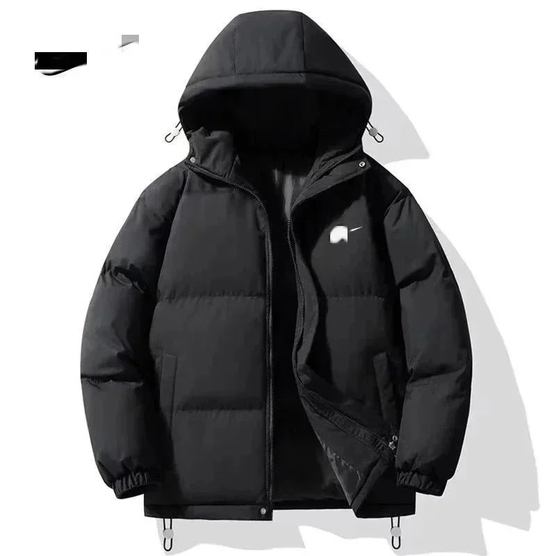 Design Light Blue Puffer Hooded Down Jacket - 5