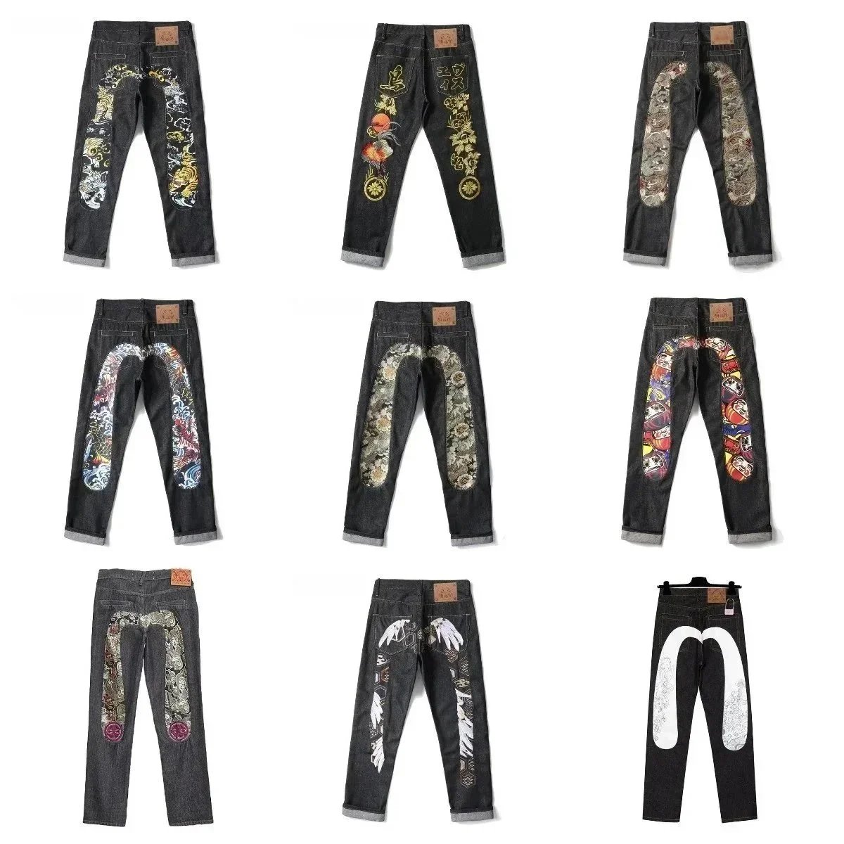 Evisu Japanese Embroidery Denim Pants