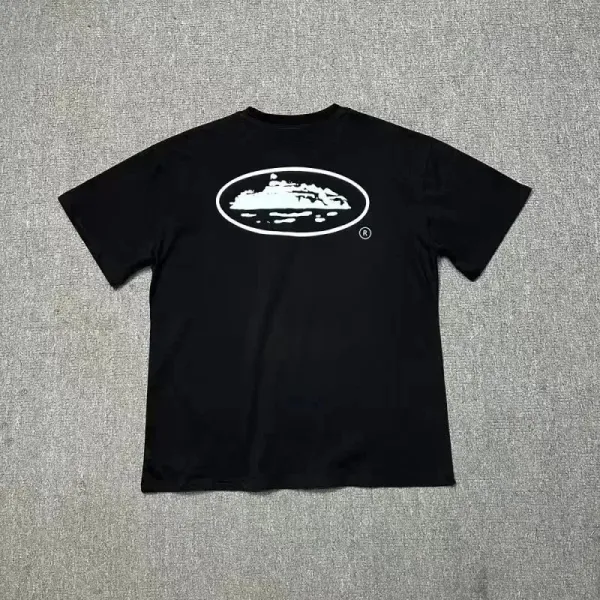 Stone Island Compass Logo Black T-Shirt - 1