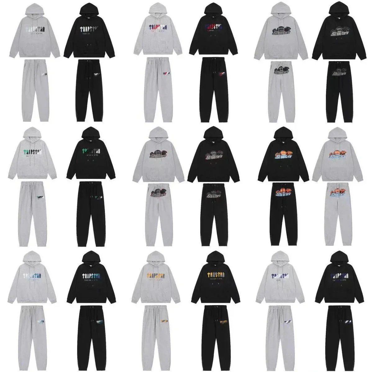 Trapstar Tiger Head Hoodie and Sweatpants Set