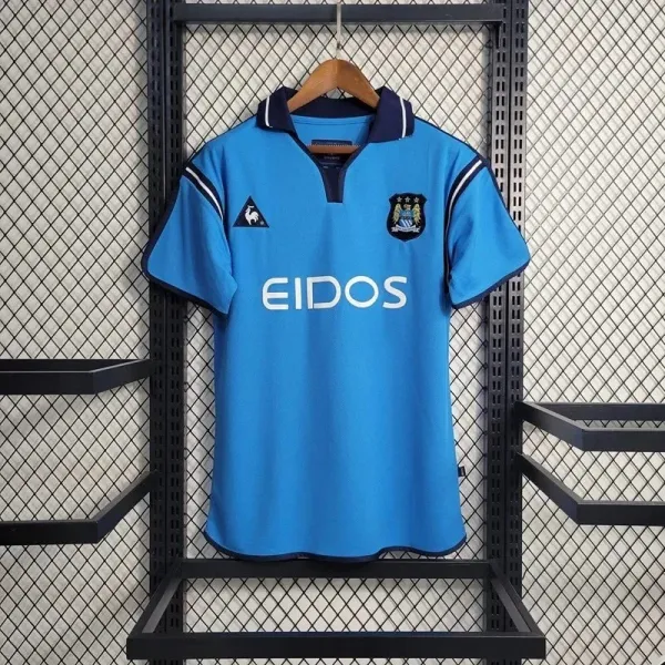 Le Coq Sportif x Manchester City 1994 Away Jersey Blue - 1