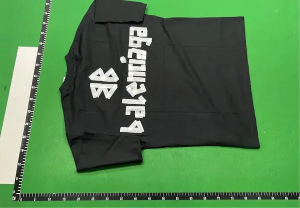 Balenciaga BB Logo Black T-Shirt - 1