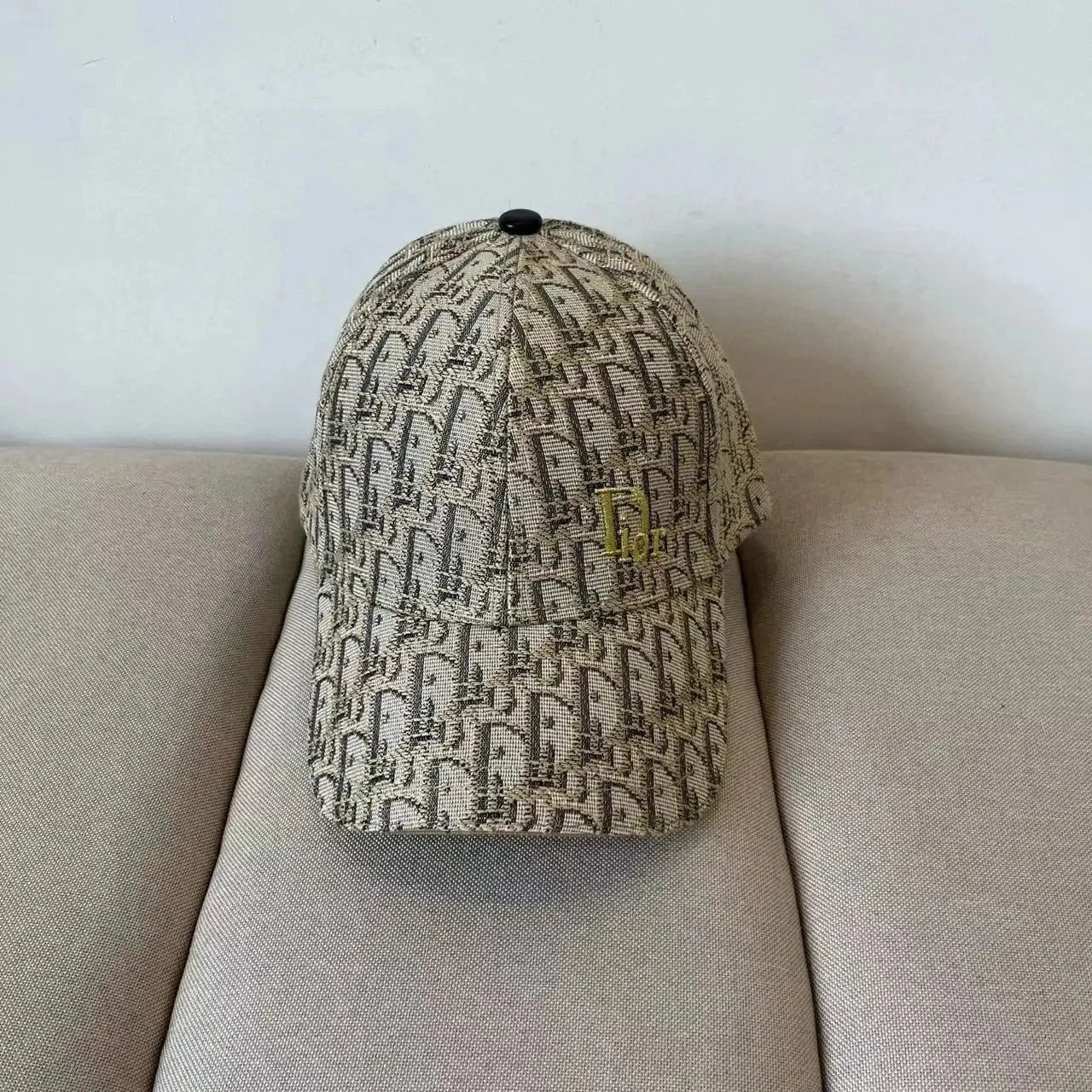 Dior Oblique Monogram Baseball Cap Black - 7