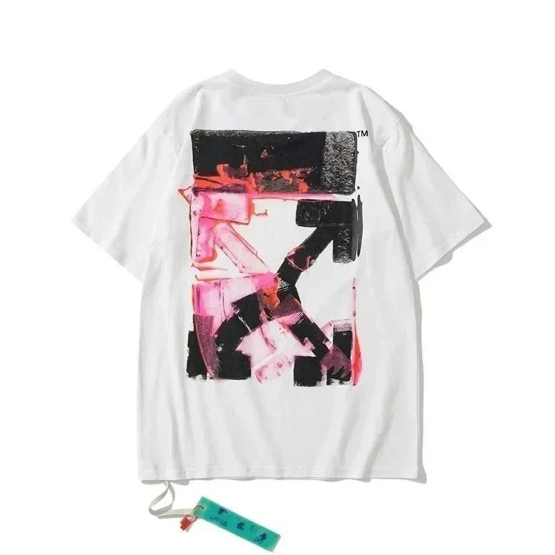 Off-White Multi-Print Arrow Graphic White T-Shirt - 5