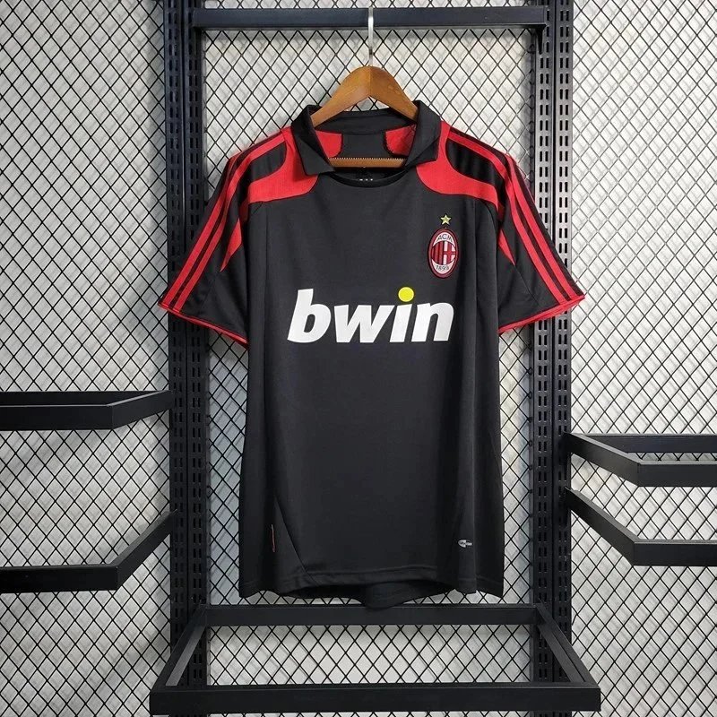 AC Milan 2009-10 Third Jersey Black/Red - 1