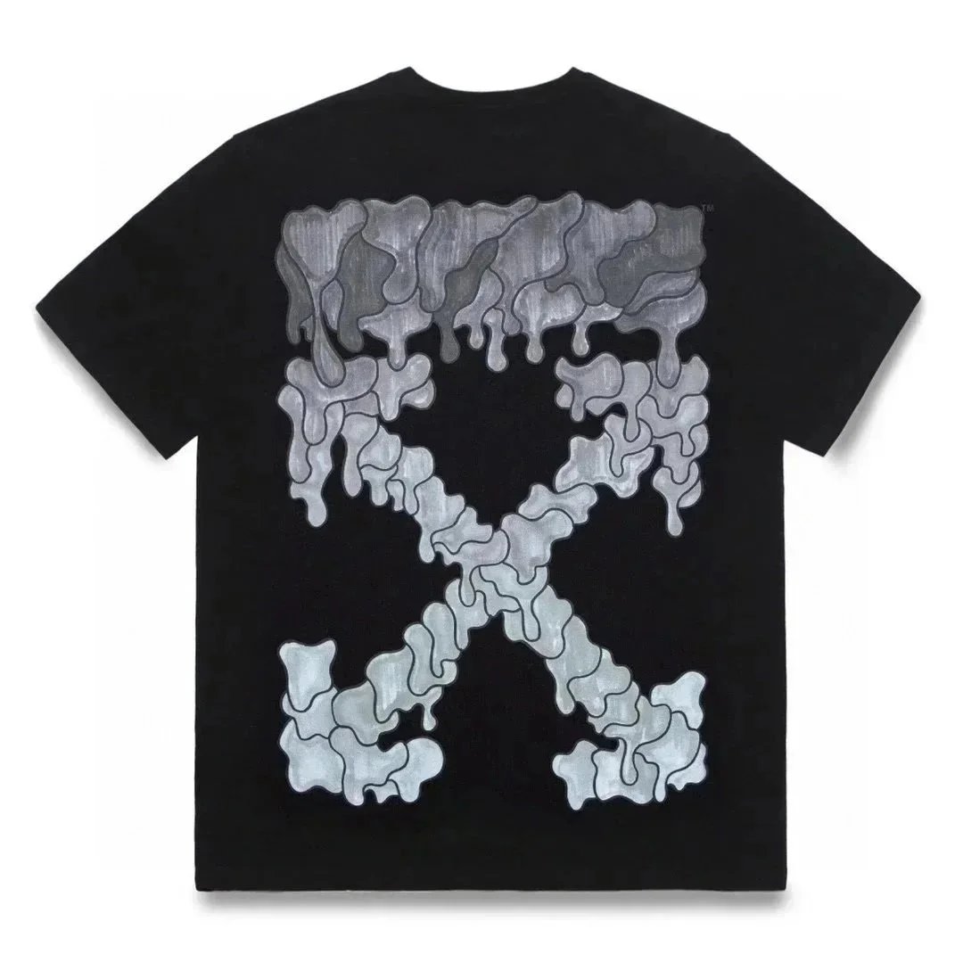 Off-White Multi-Print Arrow Graphic White T-Shirt - 11