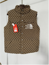 Gucci GG Monogram Hooded Down Vest Black - 2