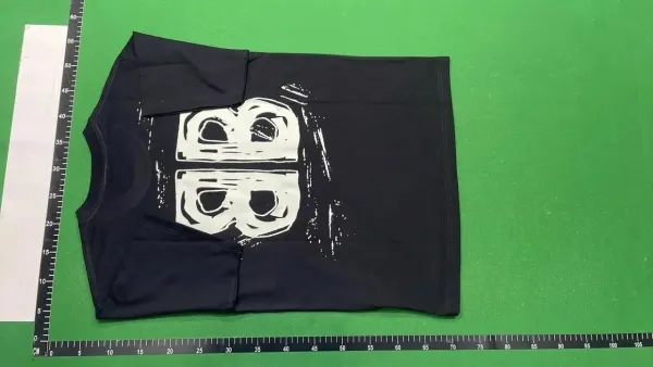 Saint Tears Skull Graphic Black T-Shirt - 1