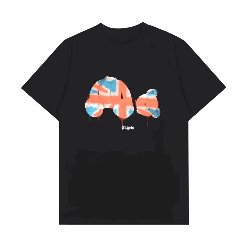 Palm Angels Bear Union Jack Graphic T-Shirt