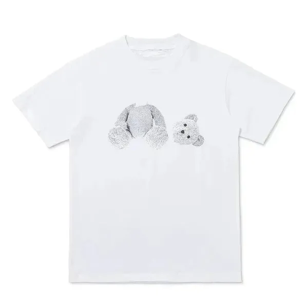 Angels Skeleton Bear T-Shirt Black - 6