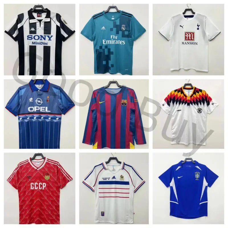 Retro Football Club Jersey Collection