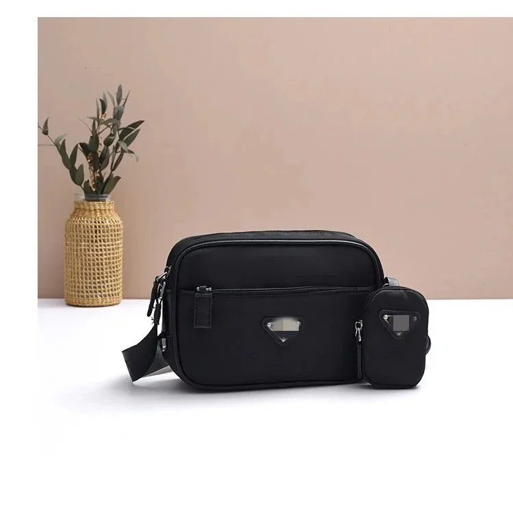 Design Saddle-Style Chain Shoulder Bag in Light Gray - 3