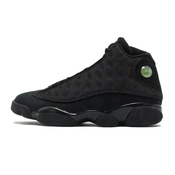 Air Jordan 13 Retro 'Bred' Black Green Sneakers - 1