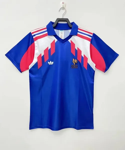 Adidas Originals 1992 France Home Jersey Blue Red White - 1