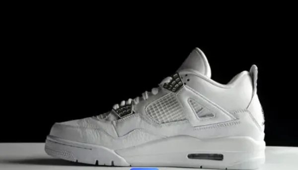Air Jordan 4 White Cement Reimagined Sneakers - 1