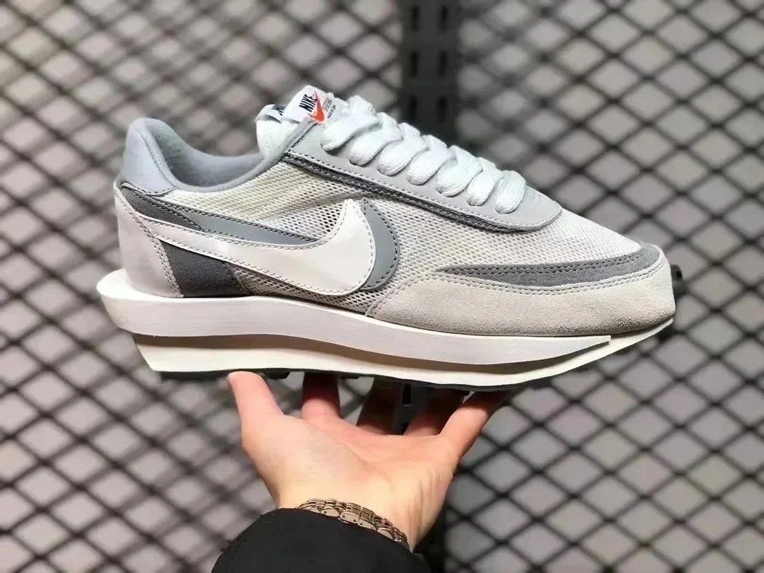 Nike x Sacai VaporWaffle Black Sneakers - 11