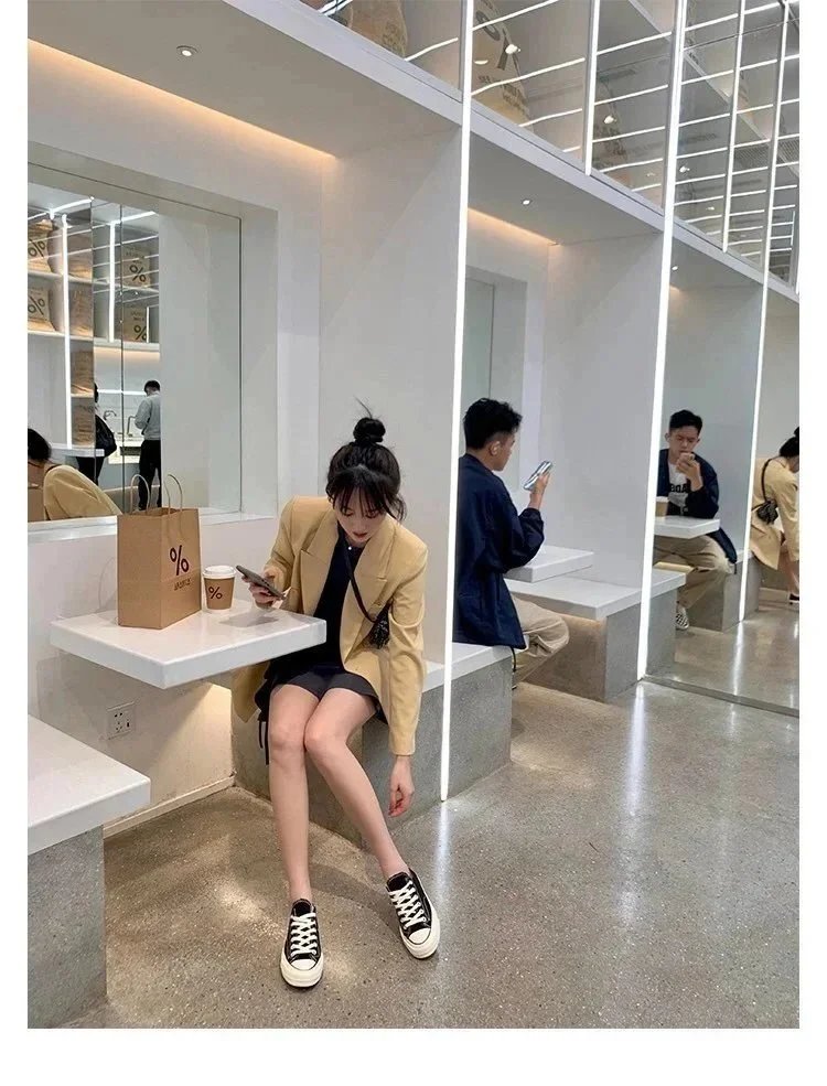 Converse Chuck 70 High Navy Canvas Sneakers - 5