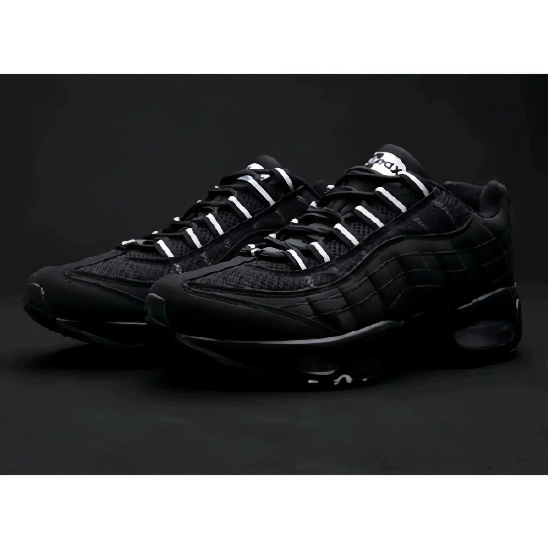 Corteiz x Nike Air Max 95 Black Olive Gold Sneakers - 6